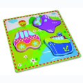 Wooden Puzzle for Baby with Vehicles (80631-2)